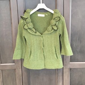 Charlie & Rubin wool cardigan from Anthro.